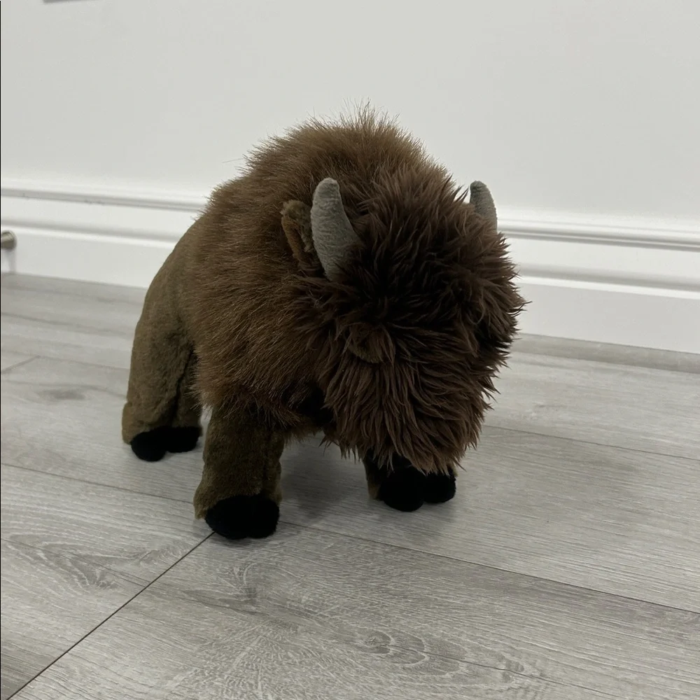Wild Republic Yellowstone Buffalo Bison Soft Plush Stuffed Animal